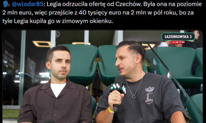 HIT! Taką ofertę Legia ODRZUCIŁA za Rafała Adamskiego!